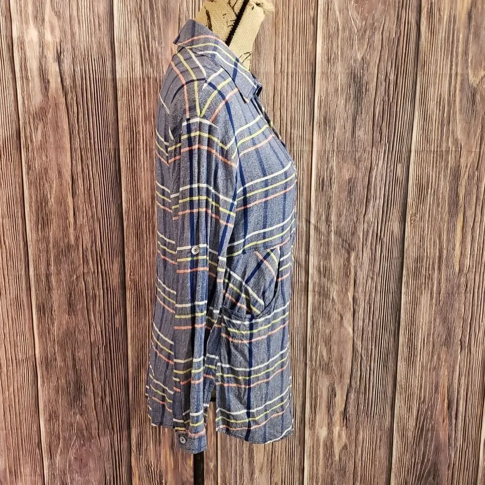 Tracy Reese Plenty Button Front Plaid Shirt